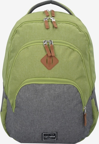 TRAVELITE Backpack in Green: front