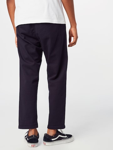 JACK & JONES Loose fit Pleat-Front Pants 'Jeff Trendy' in Black: back