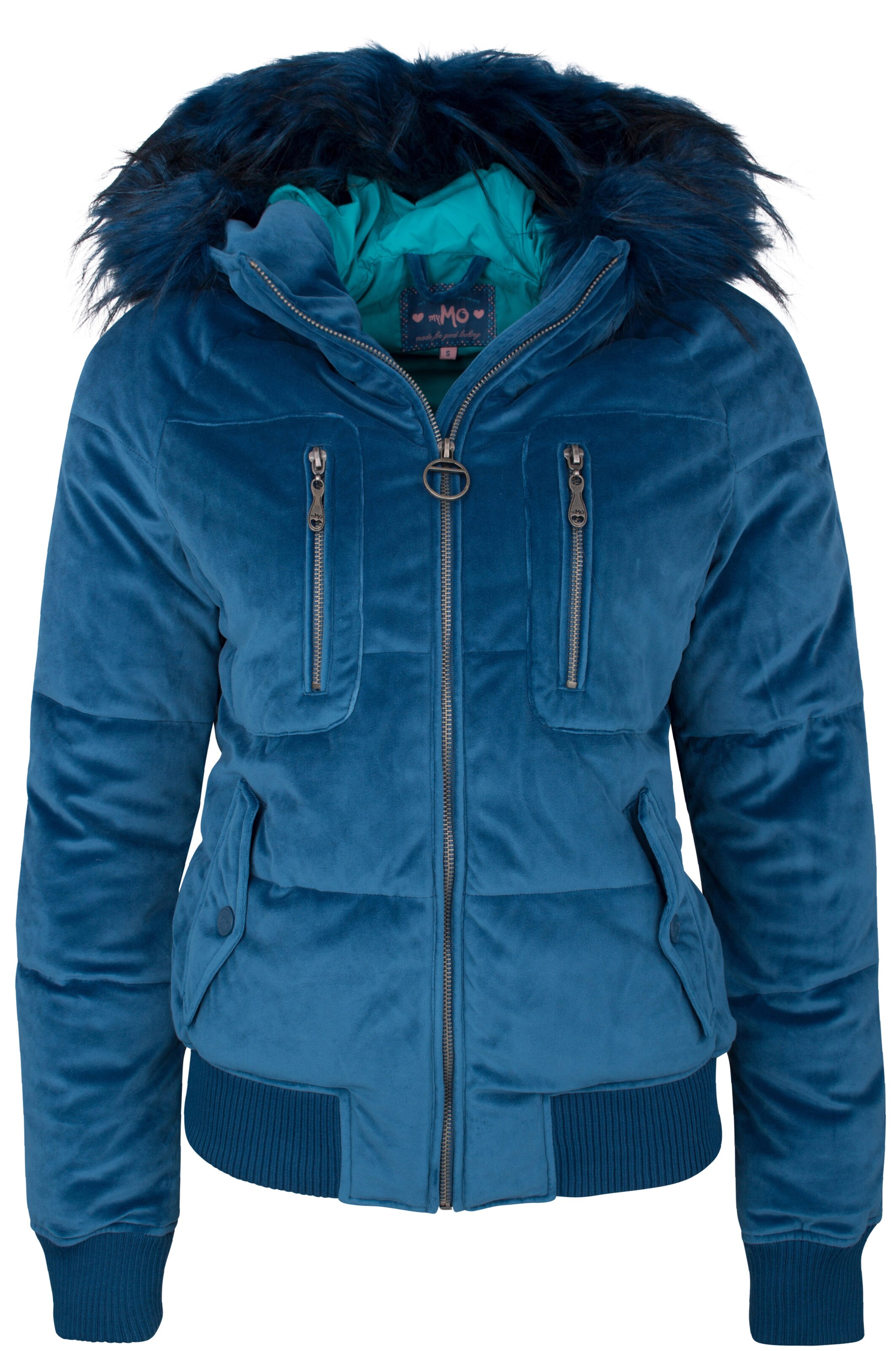 MYMO - Winterjas in de kleur Blauw