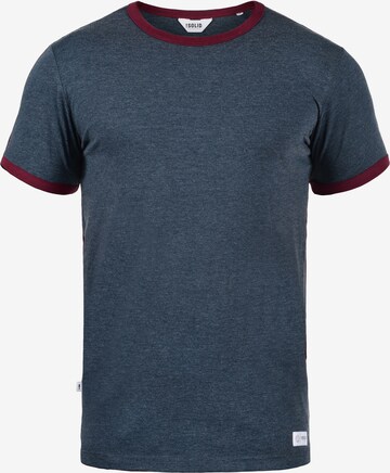 T-Shirt 'Manoldo' !Solid en bleu : devant