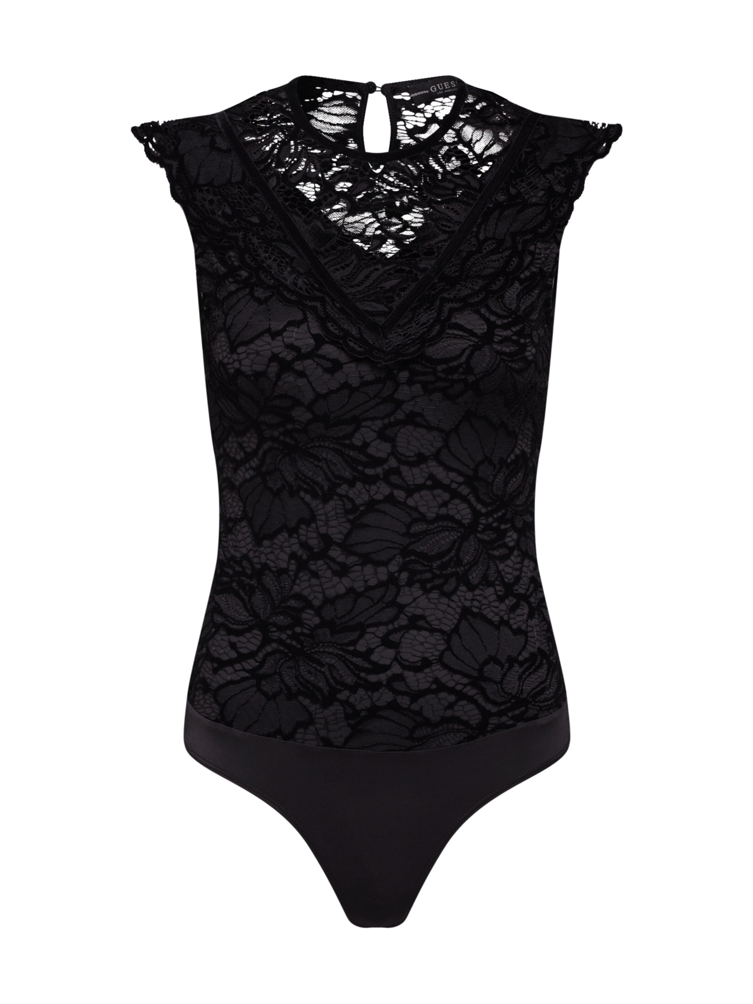 GUESS - Top 'Roxana' in de kleur Zwart