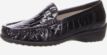 ARA Moccasins in Black: front