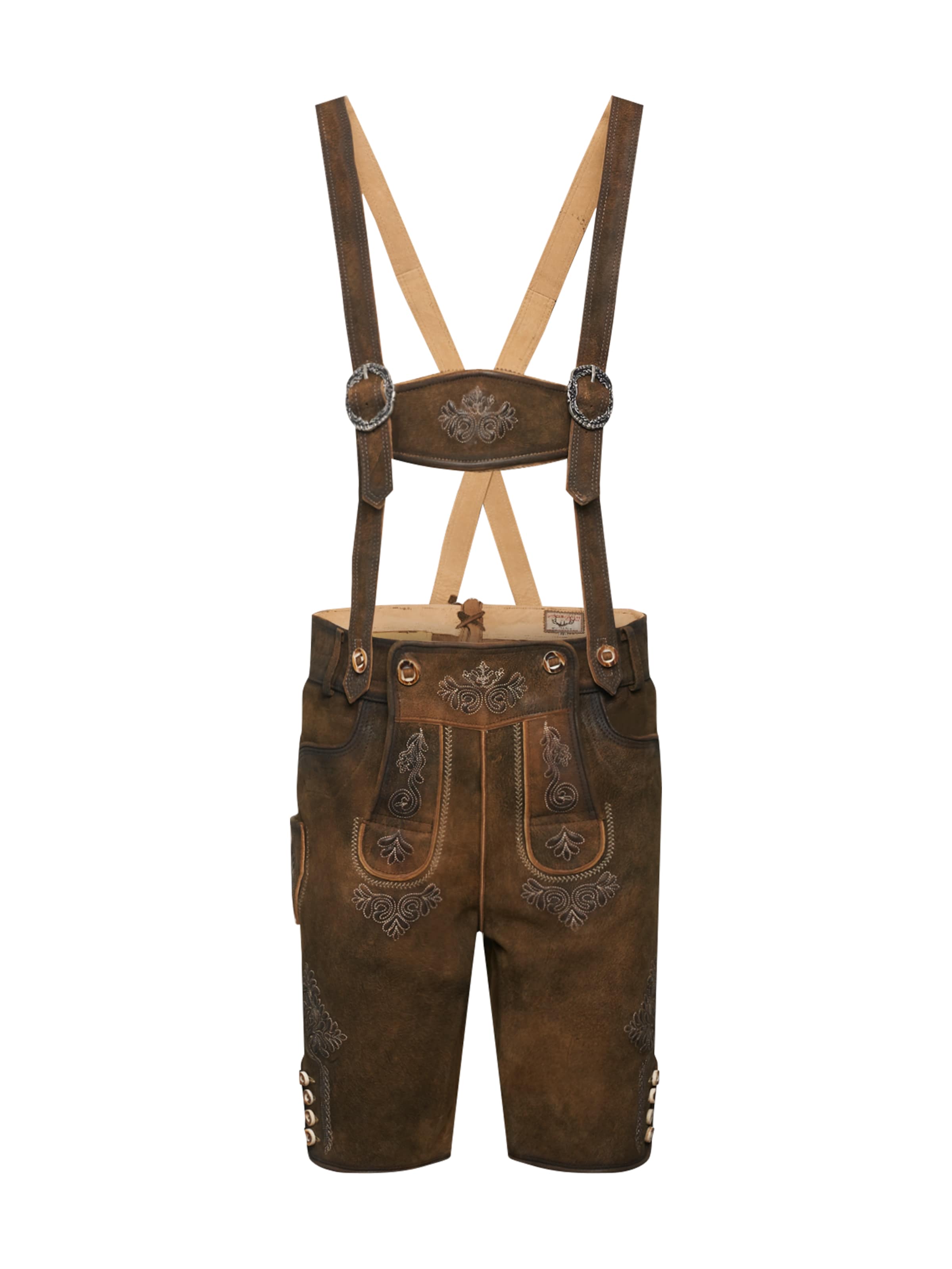 STOCKERPOINT Slim fit Traditional pants 'Beppo4' in Brown: front