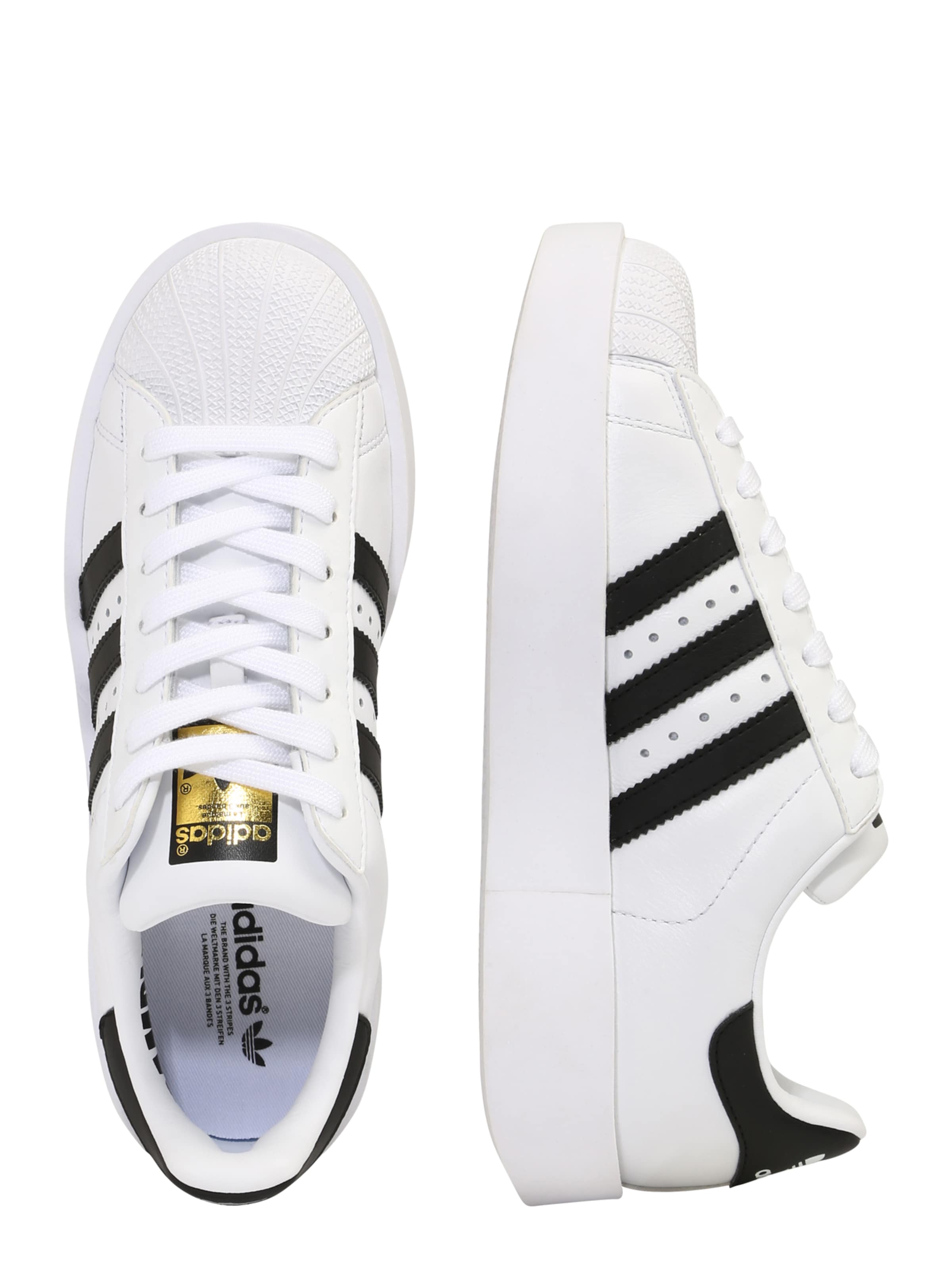 adidas superstar bold weiß