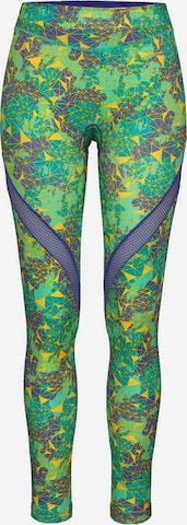 SHOCK ABSORBER Workout Pants in Green: front