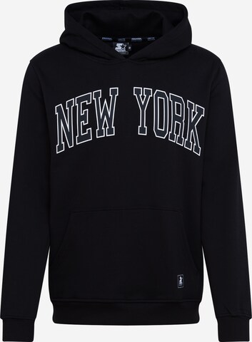 Regular fit Bluză de molton 'New York' de la Starter Black Label pe negru: față