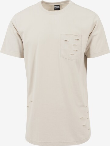 T-Shirt Urban Classics en beige : devant