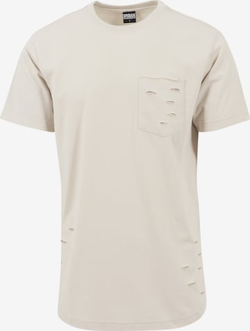 T-Shirt Urban Classics en beige : devant