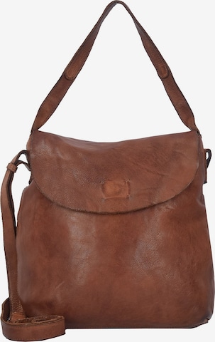 Harold's Crossbody Bag in Brown: front