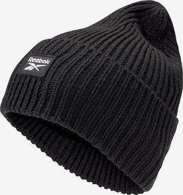 Bonnet Reebok en noir : devant