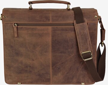 GREENBURRY Document Bag in Brown