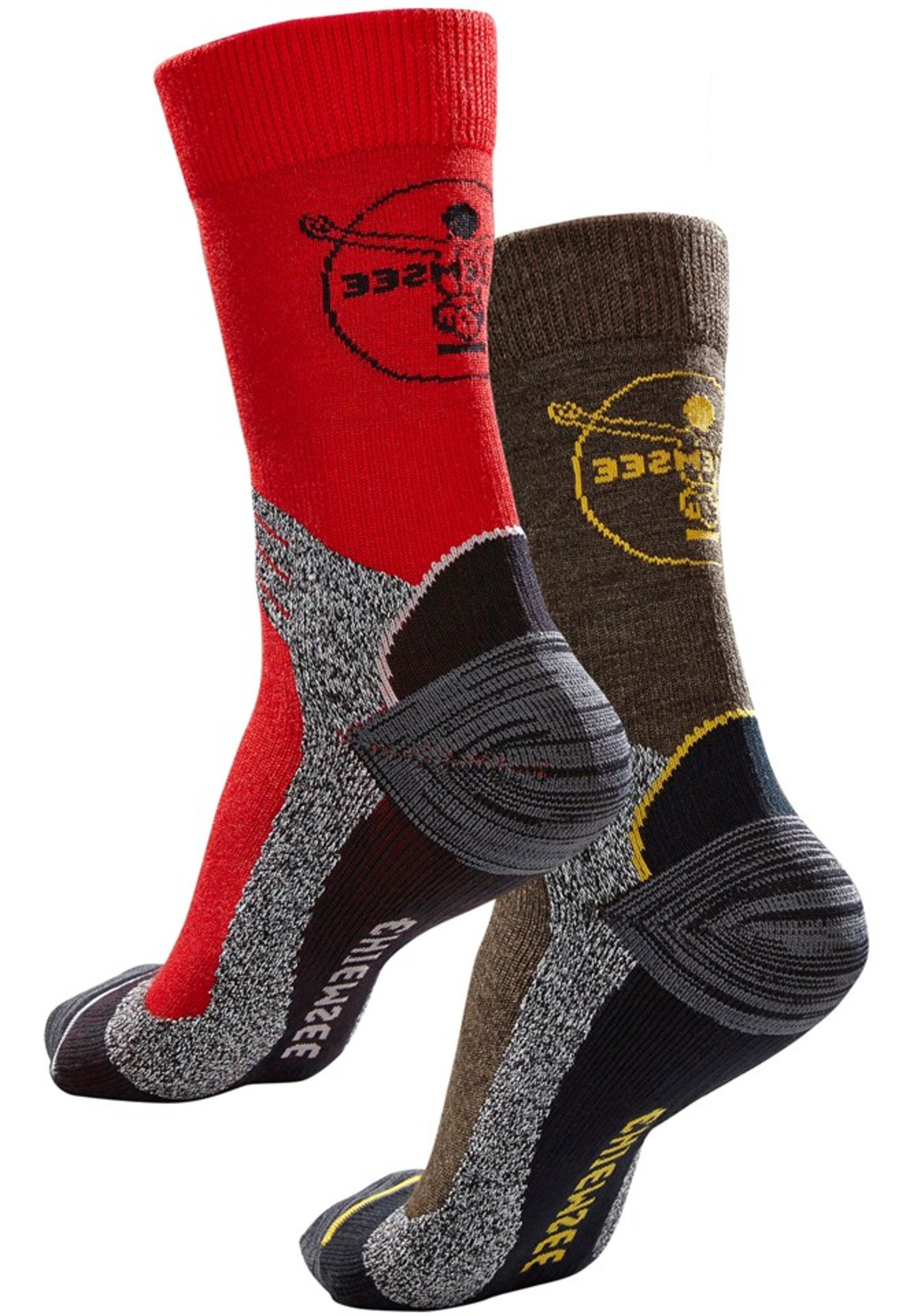 CHIEMSEE Wandersocken in Rot: Vorderseite