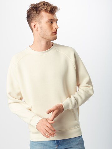 Sweat-shirt Urban Classics en beige : devant