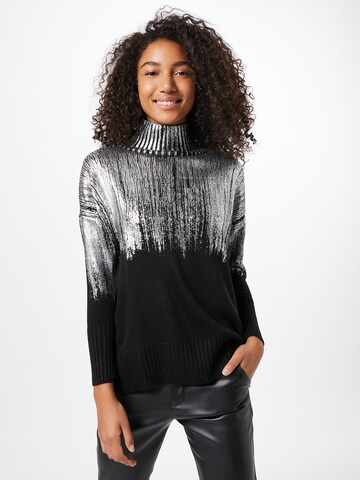 Trendyol Пуловер в черно: отпред