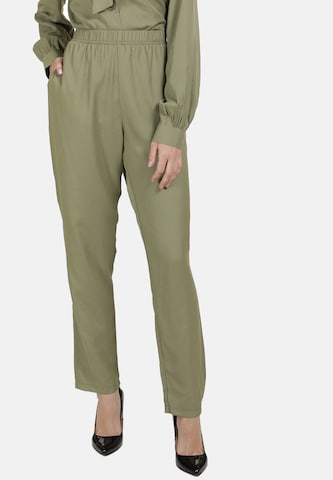 Regular Pantalon DREIMASTER en vert : devant