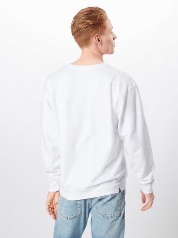 Sweat-shirt DENHAM en blanc : derrière