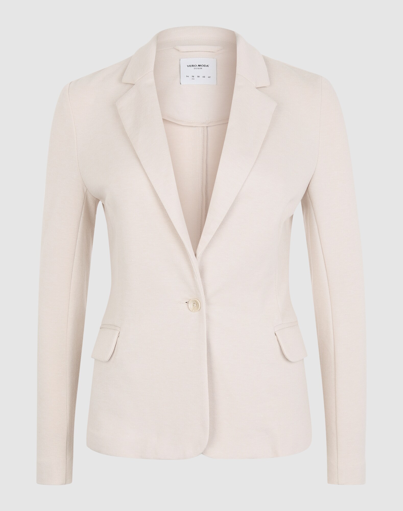 VERO MODA Jersey Blazer in beige ABOUT YOU VERO MODA Jersey Blazer in beige ABOUT YOU