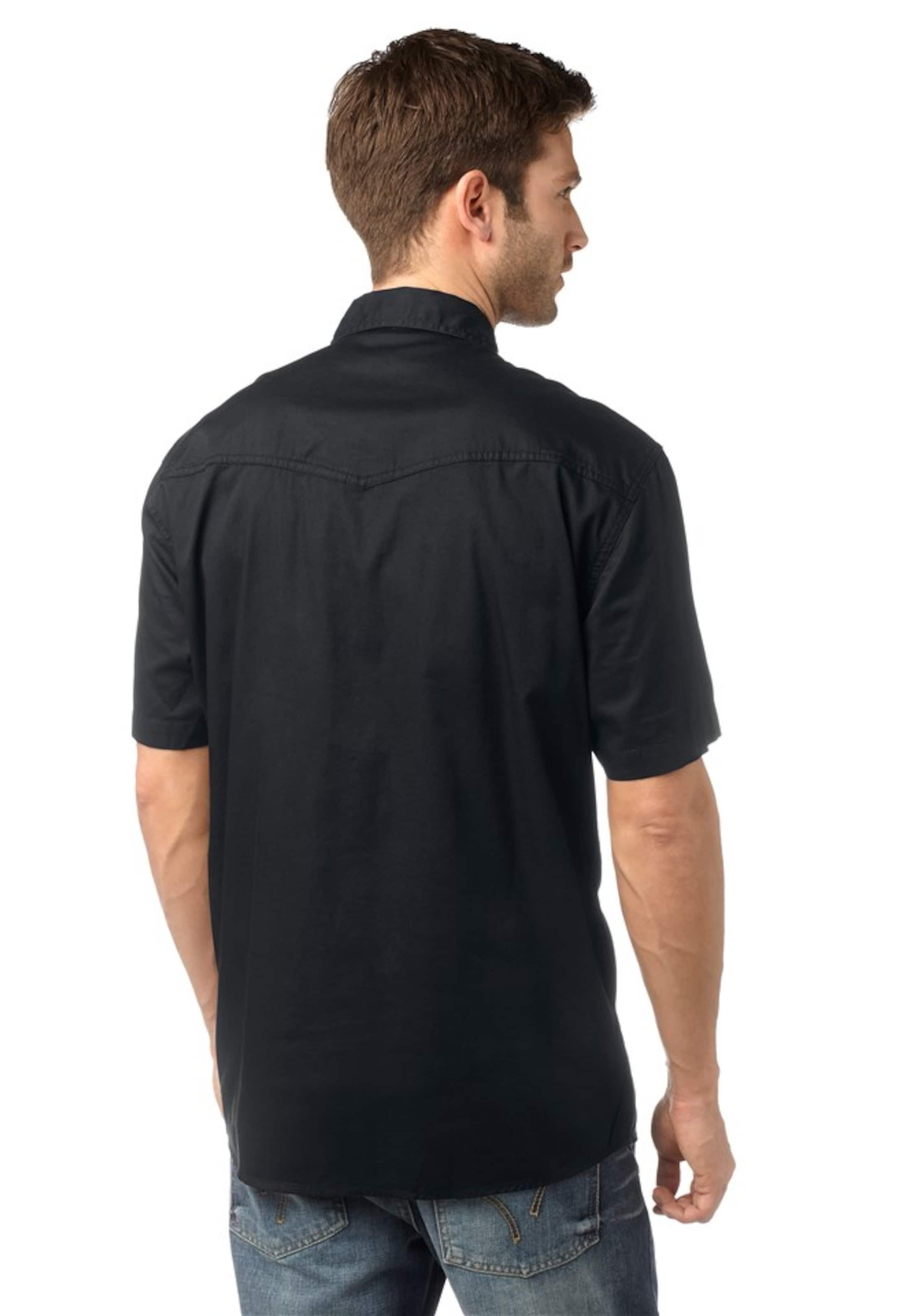 ARIZONA Regular fit Button Up Shirt in Black