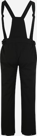 KILLTEC Regular Outdoor Pants 'Enosh' in Black: back