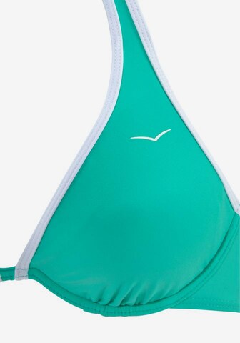 Sutien de tricou Sutien costum de baie de la VENICE BEACH pe verde