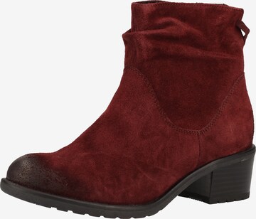 CAPRICE Ankle Boots in Red: front