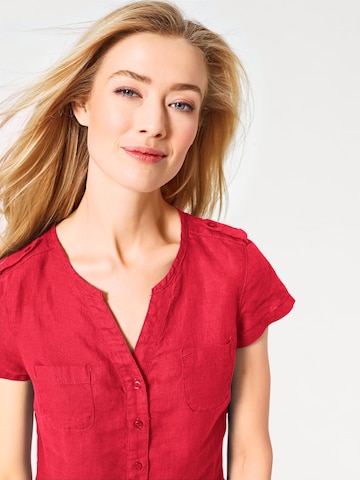 heine Платье-рубашка в Красный