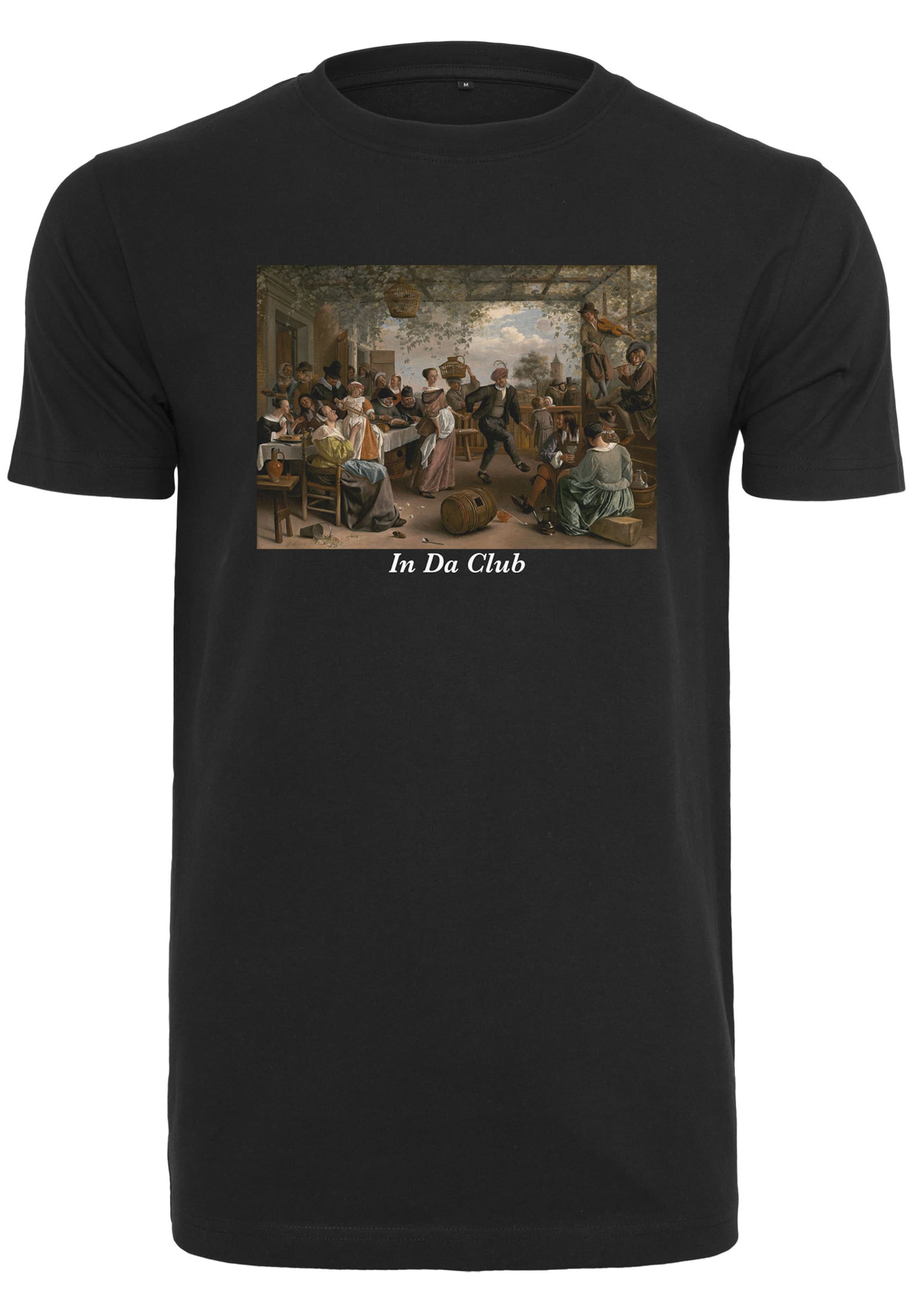 T-Shirt 'Club' Mister Tee en noir : devant