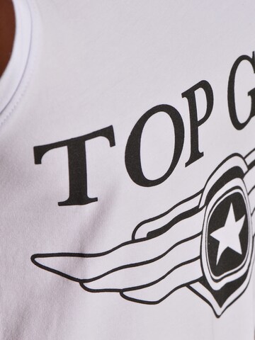 TOP GUN Tank Top ' Engine ' in Weiß