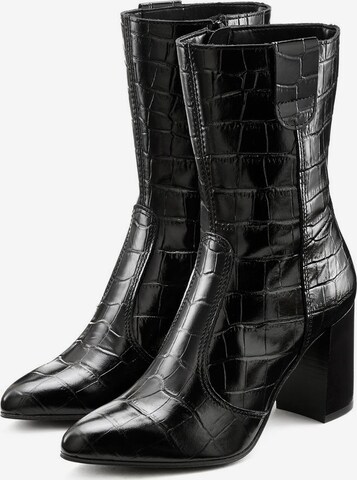 Bottines LASCANA en noir : devant