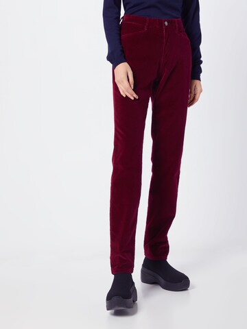 BRAX Slim fit Pants 'Shakira' in Red: front
