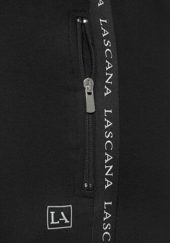 LASCANA ACTIVE Tapered Sports trousers in Black
