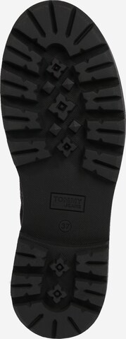 Tommy JeansGležnjače na vezanje - crna boja