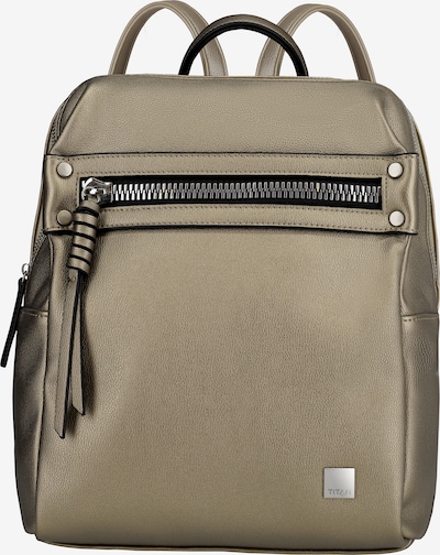 TITAN Rucksack 'Spotlight Zip City' in gold, Produktansicht