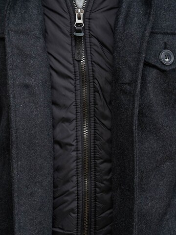 INDICODE JEANS Tussenjas 'Brandon' in Zwart