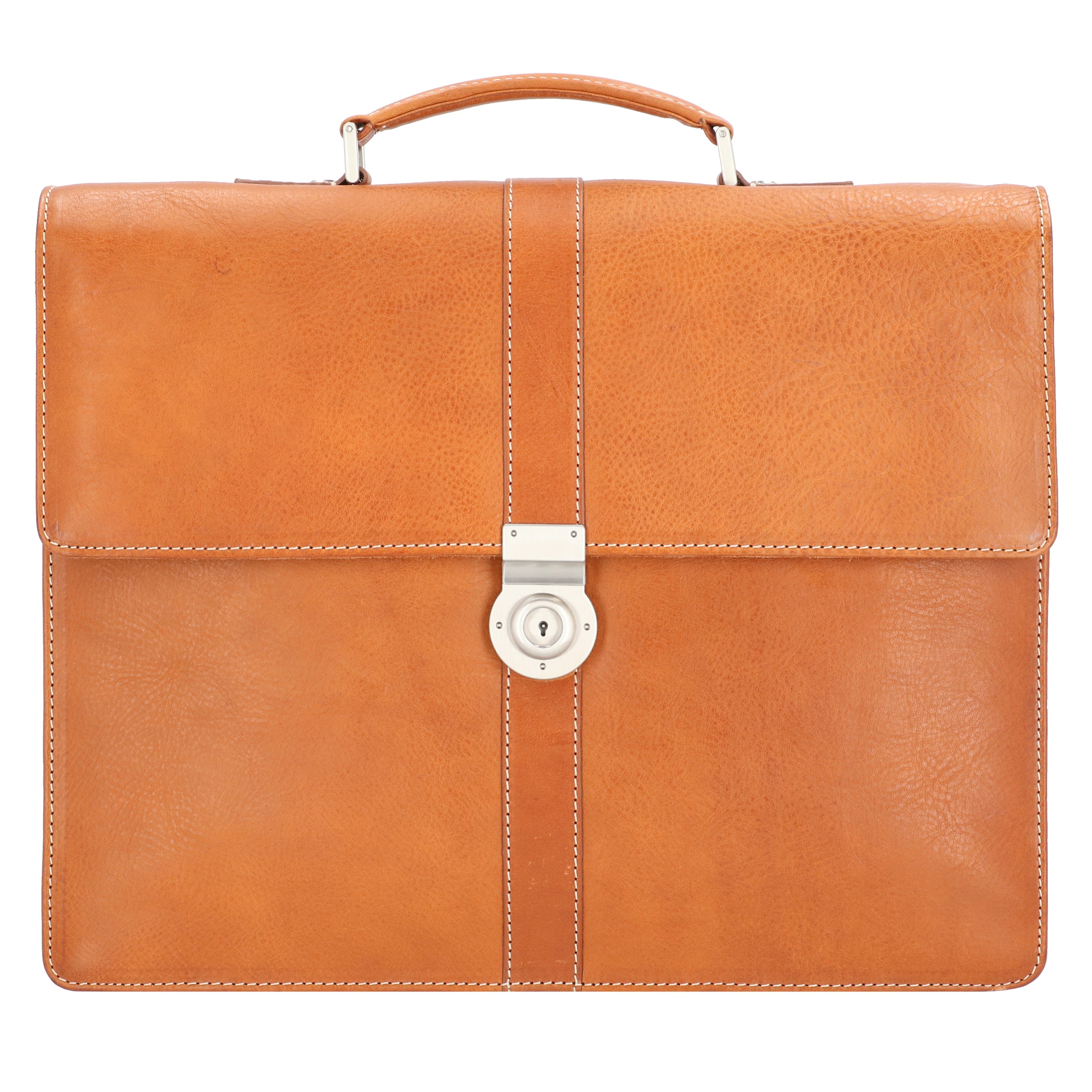 Porte-documents 'Bergamo' LEONHARD HEYDEN en marron : devant