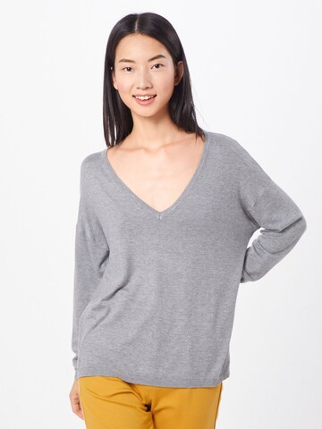 ICHI Sweater 'Mafa' in Grey: front