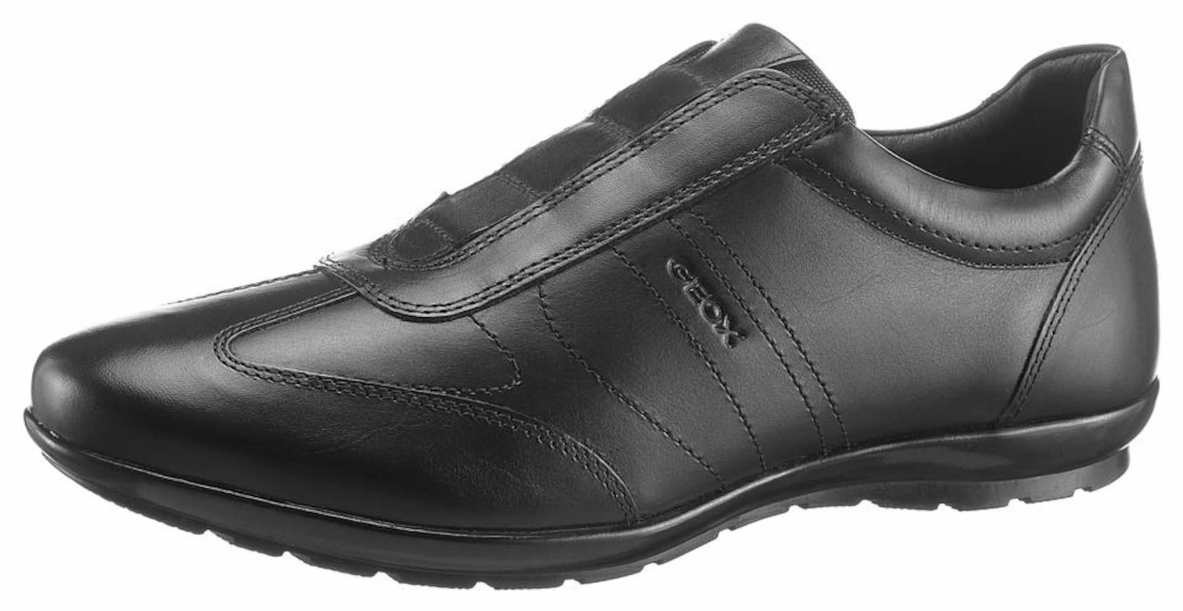 GEOX Slip-Ons &#x27;Symbol&#x27; in Black: front