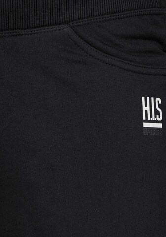 H.I.S Regular Sweatbermuda in Schwarz