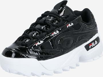 FILA Låg sneaker i svart: framsida