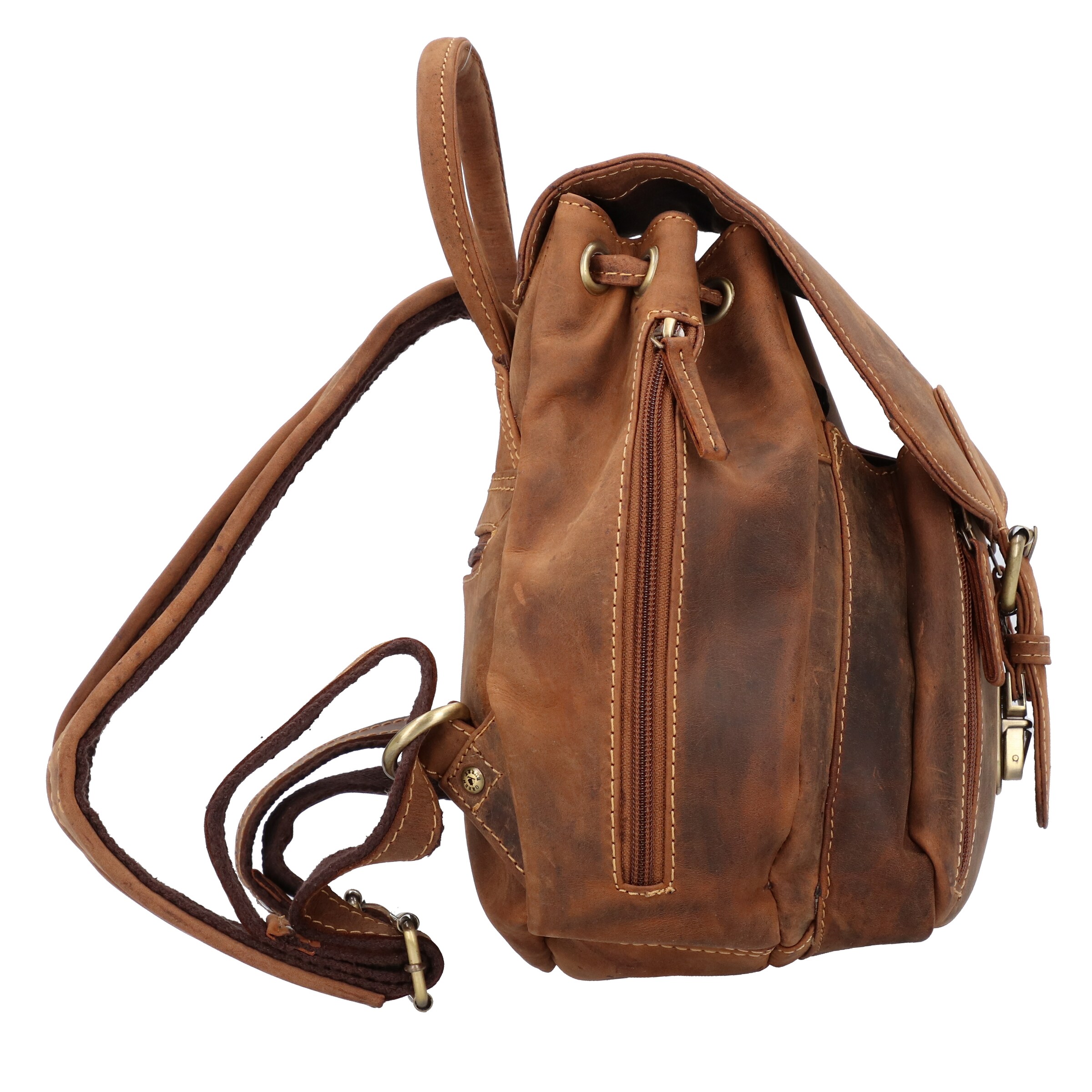 GREENBURRY Backpack 'Vintage 1605' in Brown