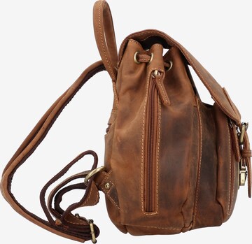 GREENBURRY Backpack 'Vintage 1605' in Brown