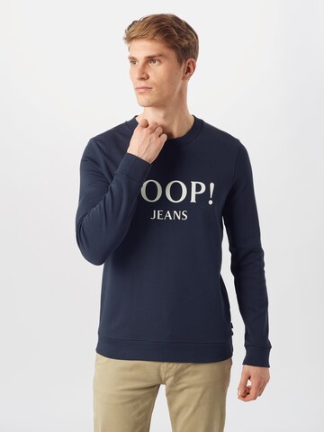 JOOP! Jeans Regular fit Sweatshirt 'Alfred' in Blauw: voorkant