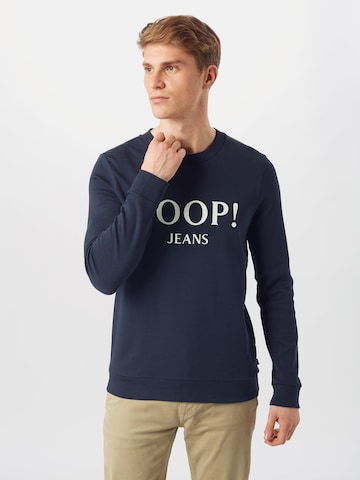 JOOP! Jeans Regular Fit Collegepaita 'Alfred' värissä sininen: edessä