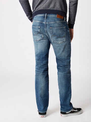 JACK & JONES Regular Jeans 'Clark' in Blue: back