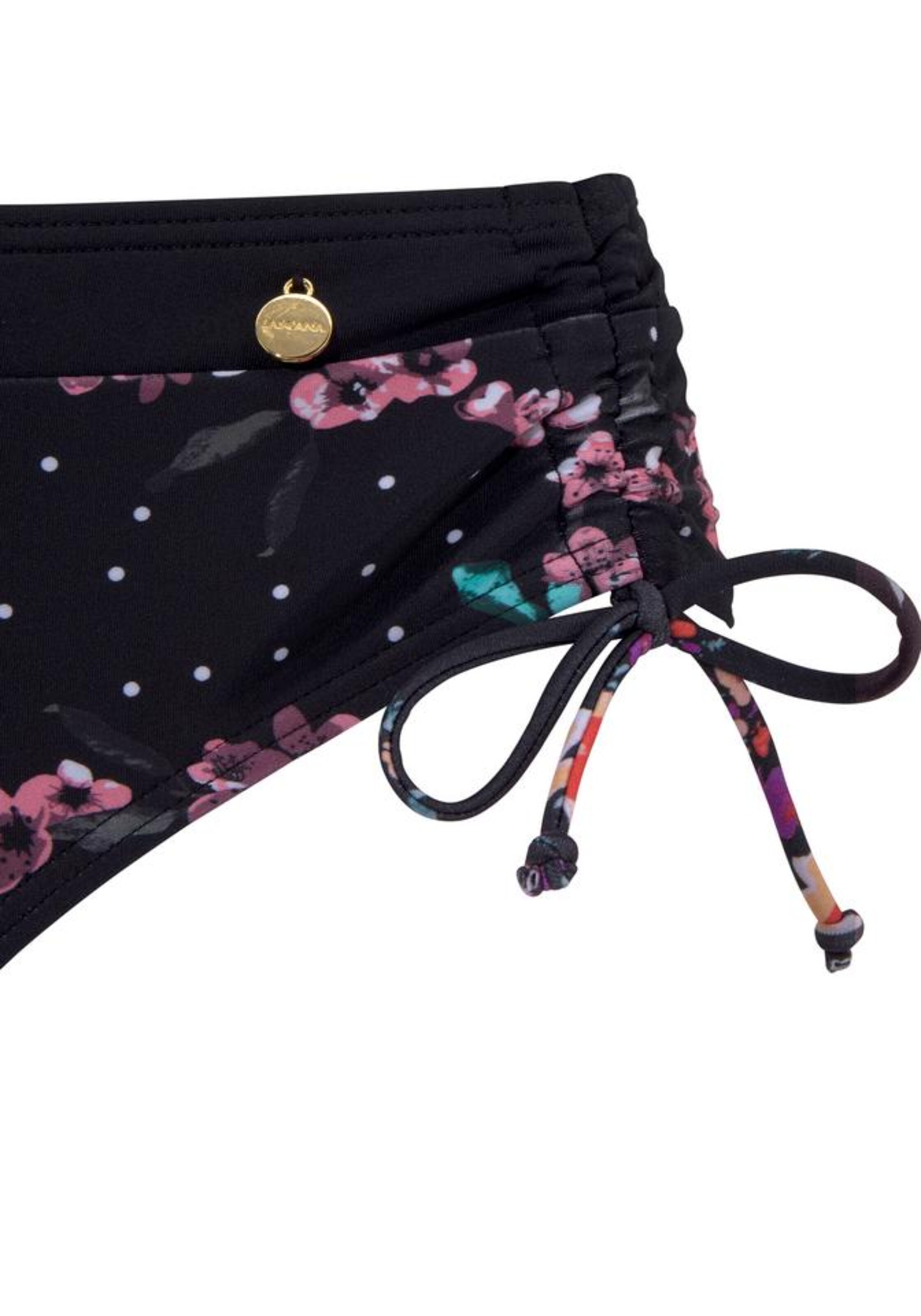 LASCANA T-shirt Bikini 'Wire Osaka' in Black