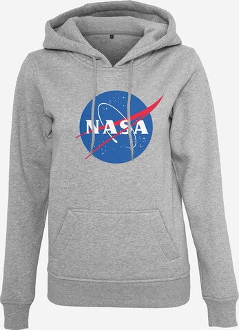 Sweat-shirt 'NASA Insignia' Mister Tee en gris : devant