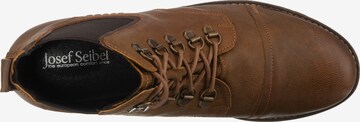 JOSEF SEIBEL Lace-Up Ankle Boots 'Sienna' in Brown