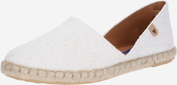 Espadrilles 'Carmen' VERBENAS en blanc : devant