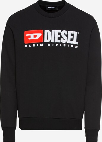 Sweat-shirt 'S Crew Division' DIESEL en noir : devant