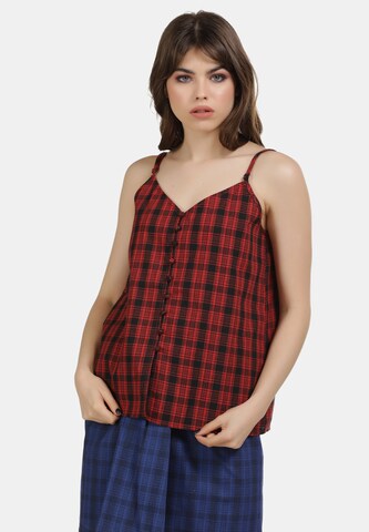 MYMO Top in Red: front